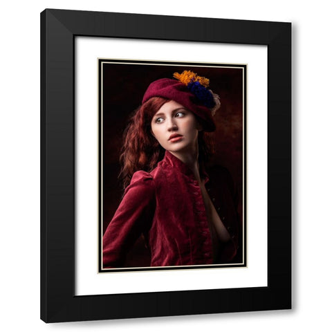 From Days Gone By Black Modern Wood Framed Art Print with Double Matting by Slotboom, Jan