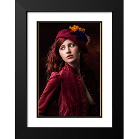 From Days Gone By Black Modern Wood Framed Art Print with Double Matting by Slotboom, Jan