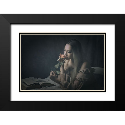 The Scent Of Memory Black Modern Wood Framed Art Print with Double Matting by Franke, Ruth