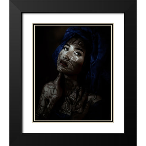 Foxey Honey Black Modern Wood Framed Art Print with Double Matting by Hareudang, Jajang