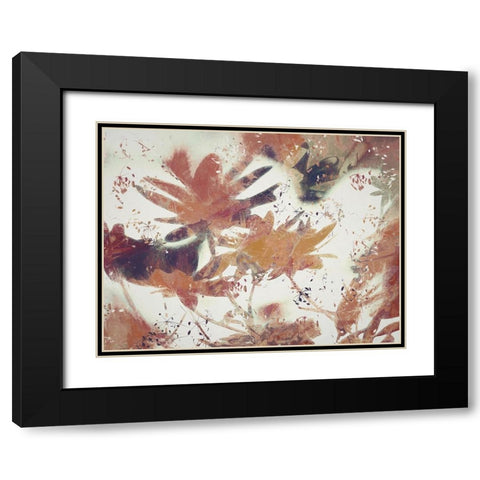 Summer flowers Black Modern Wood Framed Art Print with Double Matting by Talen, Nel