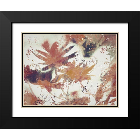 Summer flowers Black Modern Wood Framed Art Print with Double Matting by Talen, Nel