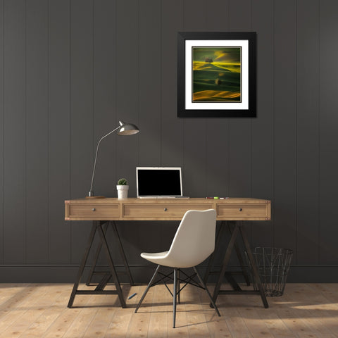 Golden Hours Of The Palouse Black Modern Wood Framed Art Print with Double Matting by Zhang, Joan