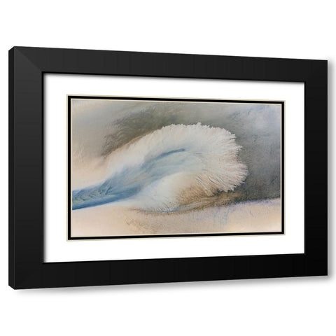 Cape Sands Black Modern Wood Framed Art Print with Double Matting by Esposito, Ed