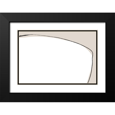 Slow Down Black Modern Wood Framed Art Print with Double Matting by Uplusmestudio