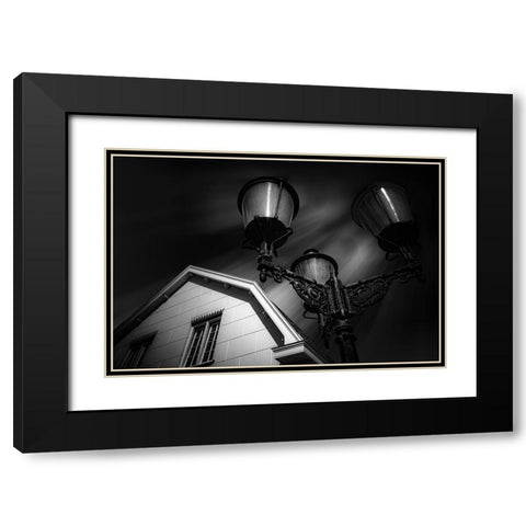 In The Spotlights Black Modern Wood Framed Art Print with Double Matting by Claes, Gilbert