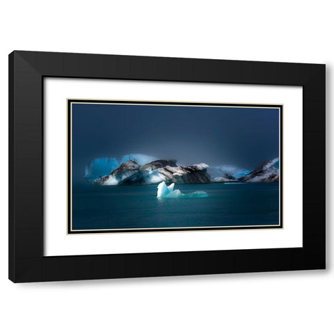 Japkulsarlon Black Modern Wood Framed Art Print with Double Matting by Engstrom, Erik