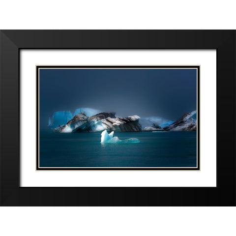 Japkulsarlon Black Modern Wood Framed Art Print with Double Matting by Engstrom, Erik