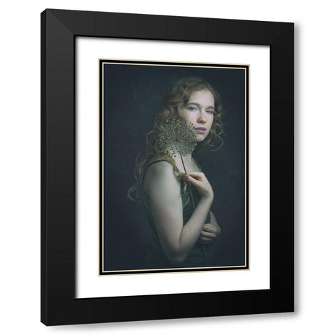 The Beauty Black Modern Wood Framed Art Print with Double Matting by Franke, Ruth