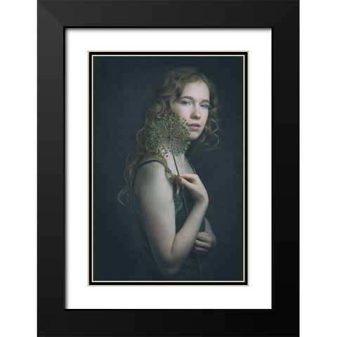 The Beauty Black Modern Wood Framed Art Print with Double Matting by Franke, Ruth