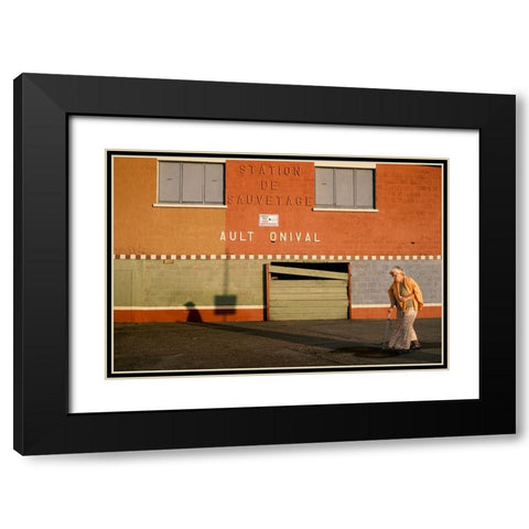 Terracotta Black Modern Wood Framed Art Print with Double Matting by Bartholomeus, Stephan