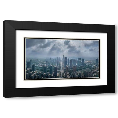 After The Storm Black Modern Wood Framed Art Print with Double Matting by Yu Wu, Irene