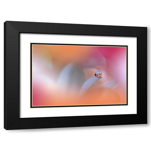 The Sound Of Innocence...III Black Modern Wood Framed Art Print with Double Matting by Nan, Juliana