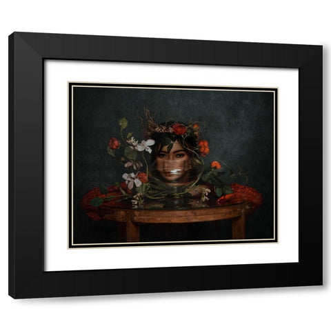 A Different Way Black Modern Wood Framed Art Print with Double Matting by Abdillah, Djayent