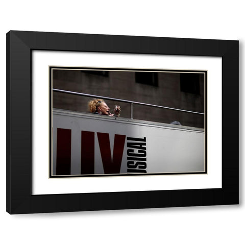 So What-I Am Woman ... Black Modern Wood Framed Art Print with Double Matting by Verdon