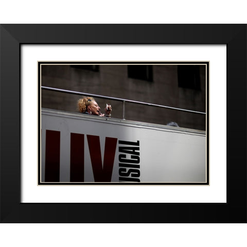 So What-I Am Woman ... Black Modern Wood Framed Art Print with Double Matting by Verdon