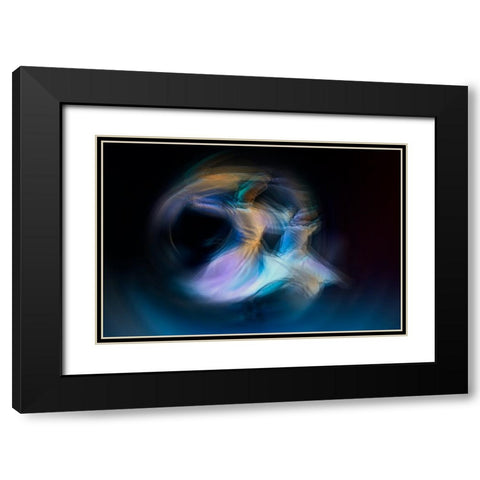 Untitled Black Modern Wood Framed Art Print with Double Matting by Shawki, Mohamed