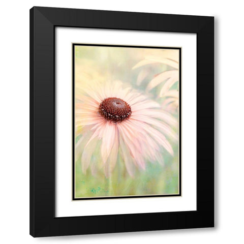 Peachy Black Modern Wood Framed Art Print with Double Matting by Parker, Jacky