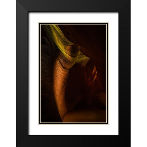 Yuca Valley Black Modern Wood Framed Art Print with Double Matting by Zhen Yu, James