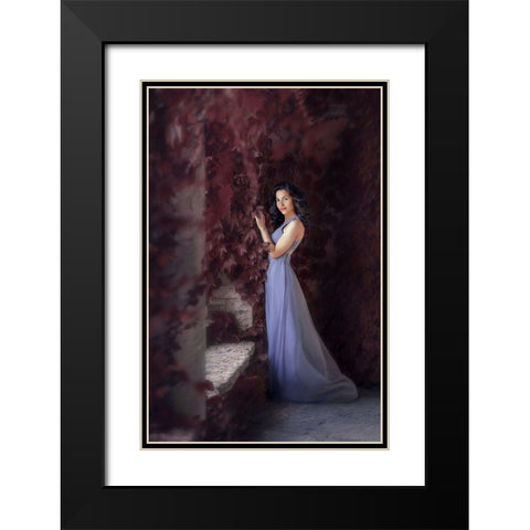 IVI Black Modern Wood Framed Art Print with Double Matting by Markova, Tanya