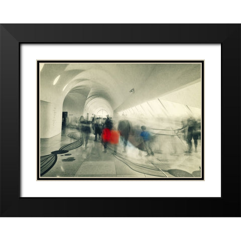 Life Has ItS Way Black Modern Wood Framed Art Print with Double Matting by Sherin.Abdou