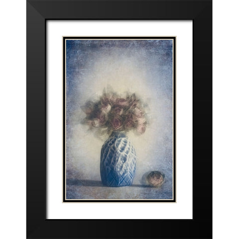 Nostalgic Vibes Black Modern Wood Framed Art Print with Double Matting by Kiral, Cicek