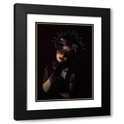 Black Lady Black Modern Wood Framed Art Print with Double Matting by Mighorst, Ineke