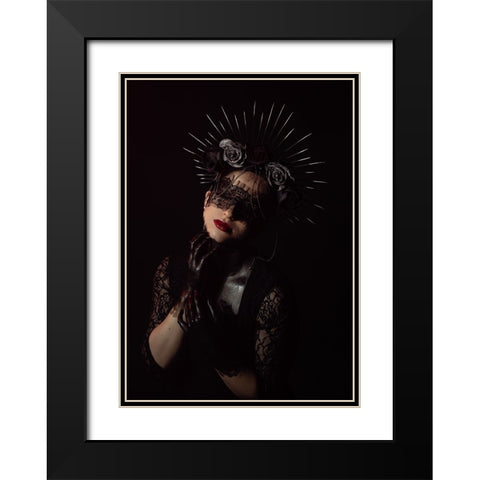 Black Lady Black Modern Wood Framed Art Print with Double Matting by Mighorst, Ineke