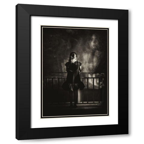 Memories Black Modern Wood Framed Art Print with Double Matting by Pansky, Rachel