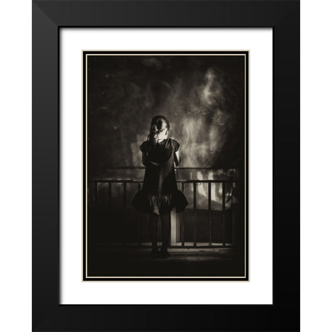 Memories Black Modern Wood Framed Art Print with Double Matting by Pansky, Rachel