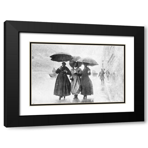 Some People Stay In Your Heart Forever Black Modern Wood Framed Art Print with Double Matting by Dauria, Adam
