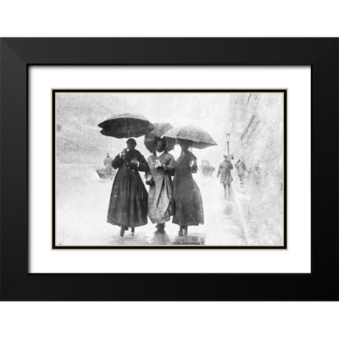 Some People Stay In Your Heart Forever Black Modern Wood Framed Art Print with Double Matting by Dauria, Adam