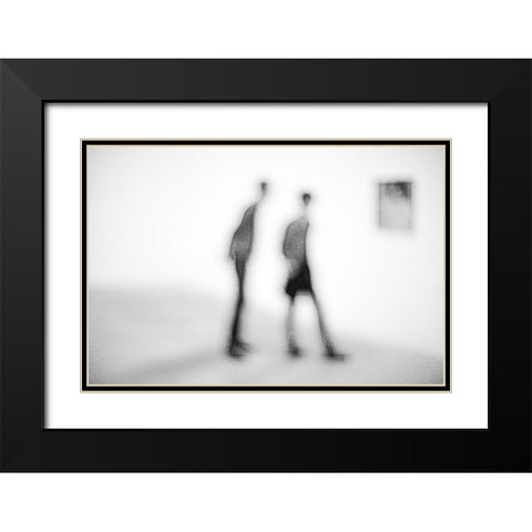 In The Art Gallery Black Modern Wood Framed Art Print with Double Matting by Schleicher-Schwarz, Roswitha