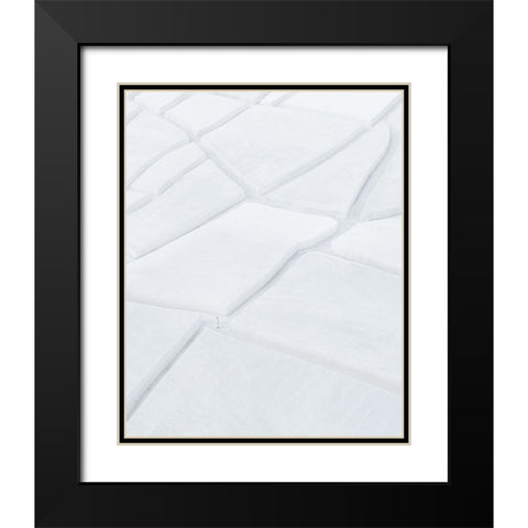 Lonely Black Modern Wood Framed Art Print with Double Matting by Ziomek, Witold