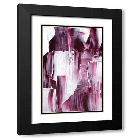 Paradox No 1 Black Modern Wood Framed Art Print with Double Matting by Uplusmestudio
