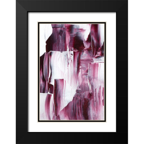 Paradox No 1 Black Modern Wood Framed Art Print with Double Matting by Uplusmestudio