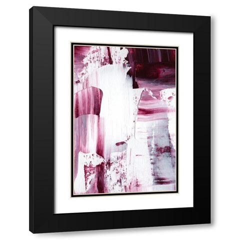 Paradox No 2 Black Modern Wood Framed Art Print with Double Matting by Uplusmestudio