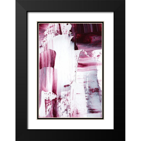 Paradox No 2 Black Modern Wood Framed Art Print with Double Matting by Uplusmestudio