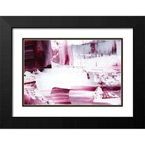 Paradox No 2 Black Modern Wood Framed Art Print with Double Matting by Uplusmestudio