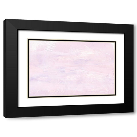 Pastel Flow No 1 Black Modern Wood Framed Art Print with Double Matting by Uplusmestudio