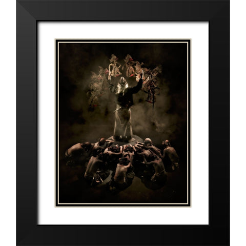 Theatrical Black Modern Wood Framed Art Print with Double Matting by Herliyanto, Gatot