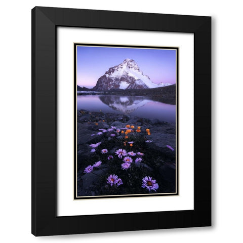 GodS Backyard Black Modern Wood Framed Art Print with Double Matting by Hao, Damon