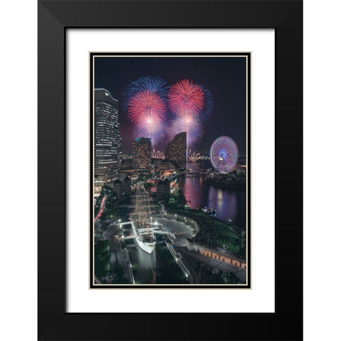 A Midsummer NightS Dream Black Modern Wood Framed Art Print with Double Matting by Senshu, Akemi