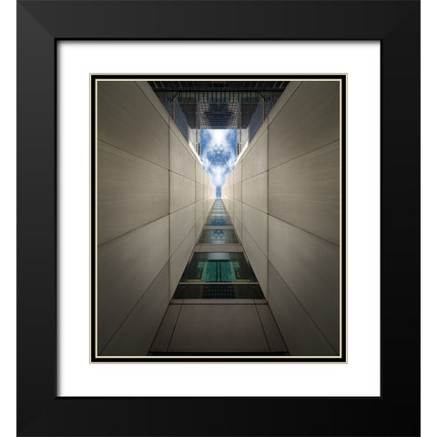 The Journey Black Modern Wood Framed Art Print with Double Matting by Chiodo, David