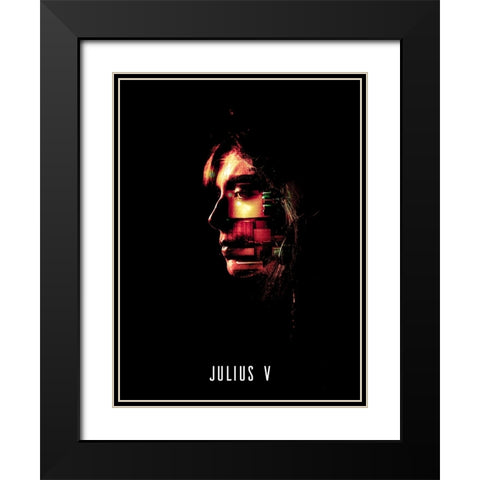 Subject N. V Black Modern Wood Framed Art Print with Double Matting by Boaretto, Davide