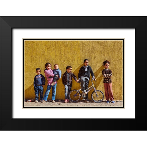 Class Photo Black Modern Wood Framed Art Print with Double Matting by Hershkovitz, Avital
