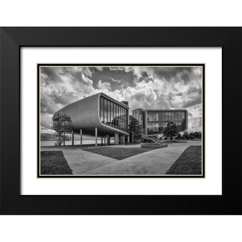 Botasn Center Black Modern Wood Framed Art Print with Double Matting by Rodriguez De, Enrique