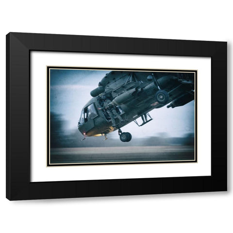 Low Ride Black Modern Wood Framed Art Print with Double Matting by Wrobel, Piotr
