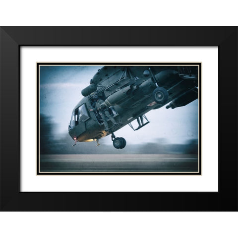 Low Ride Black Modern Wood Framed Art Print with Double Matting by Wrobel, Piotr