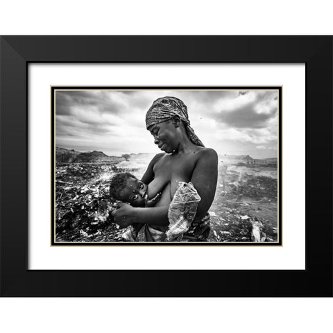 The Chalice Of Life Black Modern Wood Framed Art Print with Double Matting by Coelho, Joao